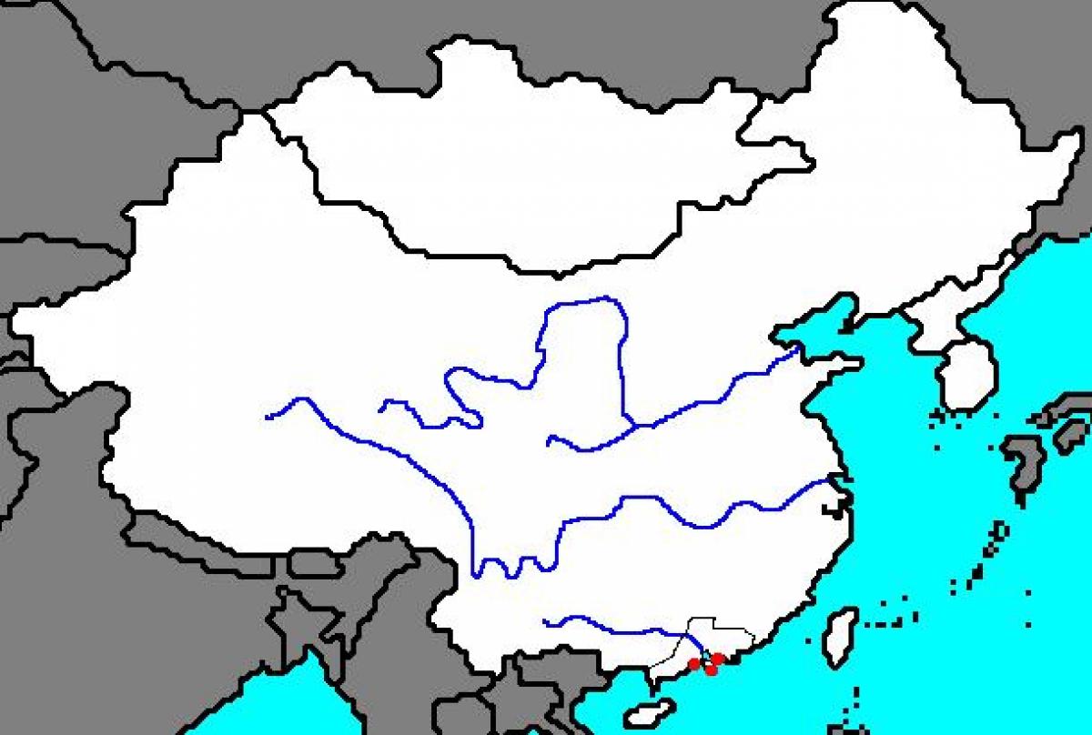 hartă goală din China antică