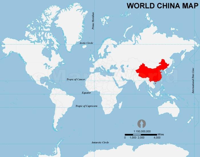 lumea chineză hartă