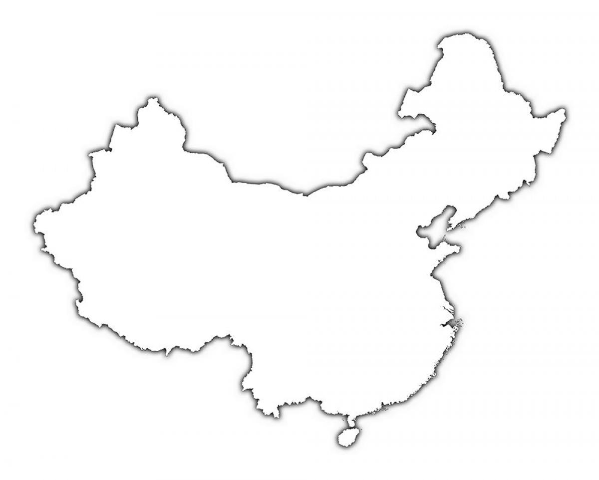 conturul hărții China