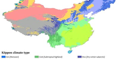 Clima din China