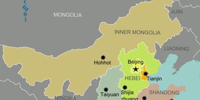 Harta nordul Chinei