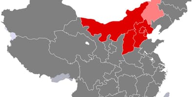 Harta Chinei de nord