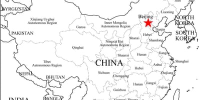 China conturul hărții