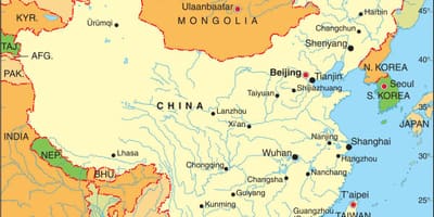 Hartă de metrou din China