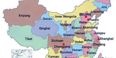 China imagini hartă