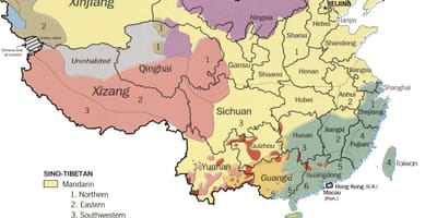 Harta limbaj de China