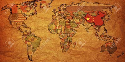 China veche hartă
