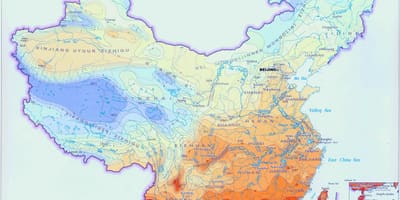 Vreme hartă China
