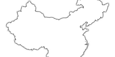Conturul hărții China