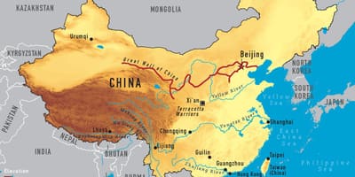 Harta chinei de râuri