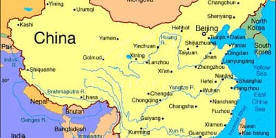 China hartă detaliată