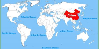Harta lumii din China