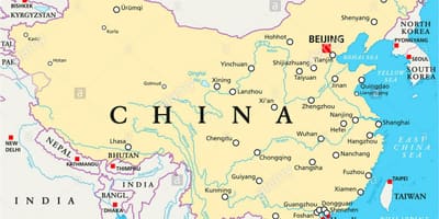 Harta China râuri